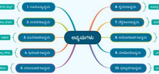 ಅವ್ಯಯಗಳು