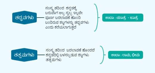 ತತ್ಸಮ - ತದ್ಭವಗಳು
