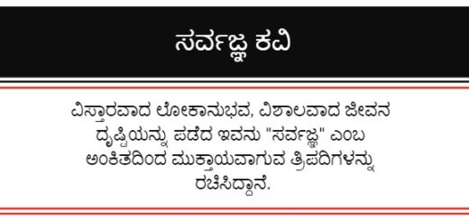 ಸರ್ವಜ್ಞ ಕವಿ ಪರಿಚಯ