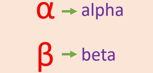 Greek Alphabets